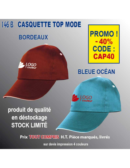 CASQUETTE TOP MODE REF146B 146B CASQUETTES ADULTES  1,81 €
