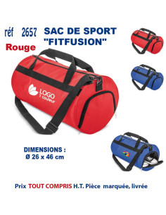 SAC DE SPORT AVEC COMPARTIMENT CHAUSSURES "FITFUSION"REF 2657 2657 SACS DE SPORT  13,39 € 2