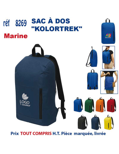 SAC A DOS "KOLORTREK" REF 8269 8269 SAC A DOS  10,69 €