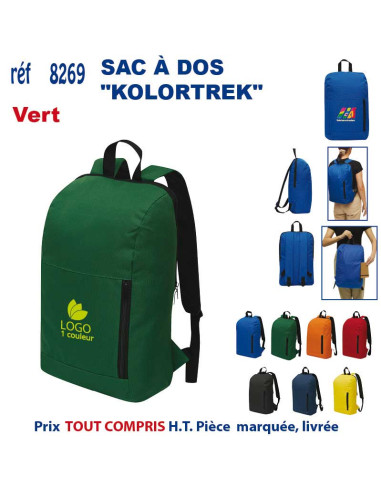 SAC A DOS "KOLORTREK" REF 8269 8269 SAC A DOS  10,69 €