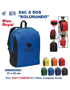 SAC A DOS "KOLORANDO" REF 8270 8270 SAC A DOS  11,78 € 2