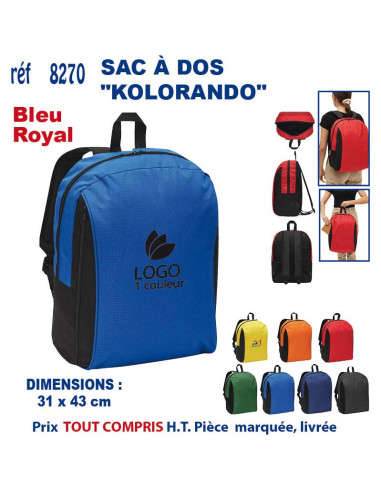 SAC A DOS "KOLORANDO" REF 8270 8270 SAC A DOS  11,78 €