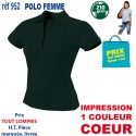 POLO FEMME 210 GRS 952 POLOS PUBLICITAIRES PERSONNALISES  7,43 €