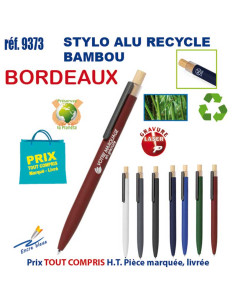 STYLO ALU RECYCLE BAMBOU REF 9373 9373 STYLOS PUBLICITAIRES PERSONNALISES  1,86 €