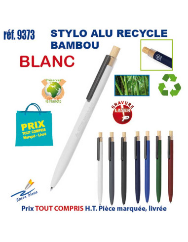 STYLO ALU RECYCLE BAMBOU REF 9373 9373 STYLOS PUBLICITAIRES PERSONNALISES  1,86 €