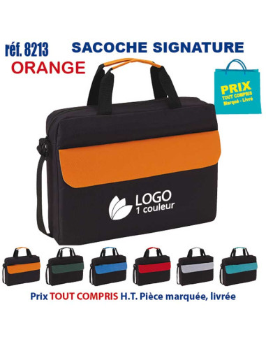 SACOCHE SIGNATURE REF 8213 8213 SACOCHES - PORTE DOCUMENTS  7,11 €