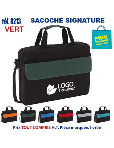 SACOCHE SIGNATURE REF 8213 8213 SACOCHES - PORTE DOCUMENTS  7,11 €
