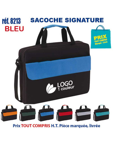 SACOCHE SIGNATURE REF 8213 8213 SACOCHES - PORTE DOCUMENTS  7,11 €