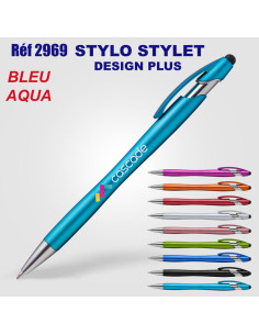 Stylo stylet design plus Réf. 2969 2969 STYLOS PUBLICITAIRES PERSONNALISES  1,09 €