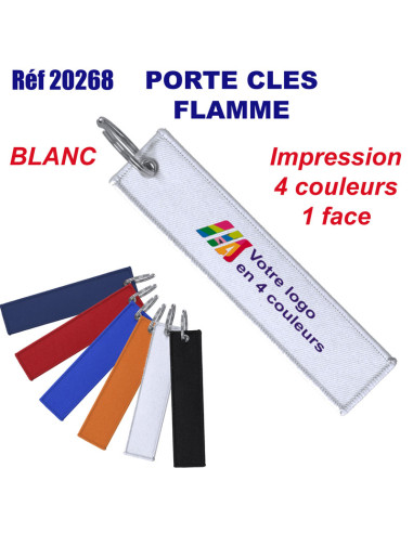 Porte-clés FLAMME réf. 20268 20268 PORTE- CLES PUBLICITAIRES  2,32 €