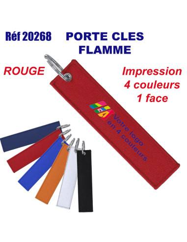 Porte-clés FLAMME réf. 20268 20268 PORTE- CLES PUBLICITAIRES  2,32 €