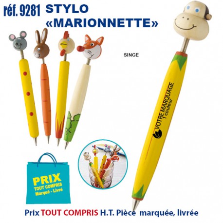 STYLO MARIONNETTE REF 9281 9281 JEUX - ENFANTS : OBJETS PUBLICITAIRES  1,43 €