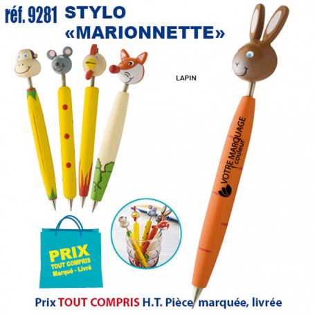 STYLO MARIONNETTE REF 9281 9281 JEUX - ENFANTS : OBJETS PUBLICITAIRES  1,43 €