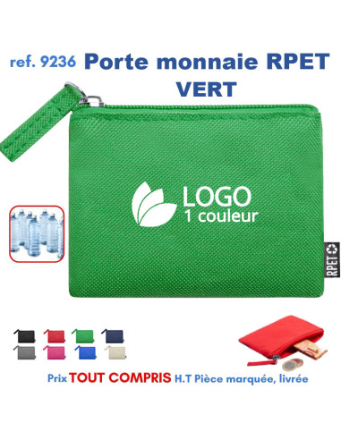PORTE-MONNAIE RPET REF 9236 9236 ETUIS PORTE CARTES DE CREDIT PUBLICITAIRES  2,32 €