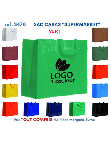 SACS CABAS SUPERMARKET REF 3470 3470 SACS SHOPPING - TOTEBAG  2,91 €