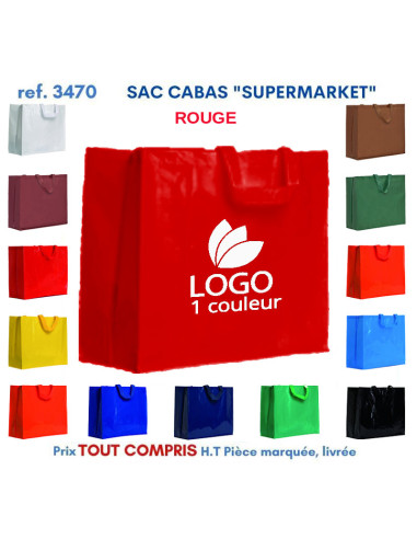 SACS CABAS SUPERMARKET REF 3470 3470 SACS SHOPPING - TOTEBAG  2,91 €