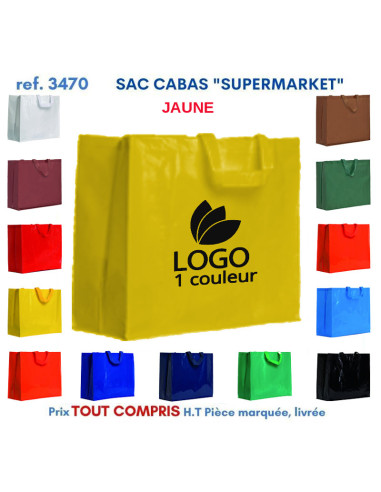 SACS CABAS SUPERMARKET REF 3470 3470 SACS SHOPPING - TOTEBAG  2,91 €