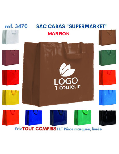 SACS CABAS SUPERMARKET REF 3470 3470 SACS SHOPPING - TOTEBAG  2,91 €