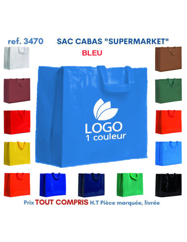 SACS CABAS SUPERMARKET REF 3470 3470 SACS SHOPPING - TOTEBAG  2,91 €