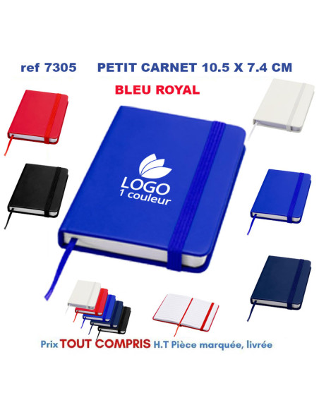 PETIT CARNET LIGNE 10.5 X 7.4 CM REF 7305 7305 OBJETS PRATIQUES  2,20 €