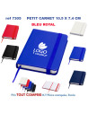 PETIT CARNET LIGNE 10.5 X 7.4 CM REF 7305 7305 OBJETS PRATIQUES  2,20 €