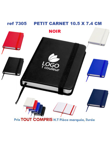 PETIT CARNET LIGNE 10.5 X 7.4 CM REF 7305 7305 OBJETS PRATIQUES  2,20 €