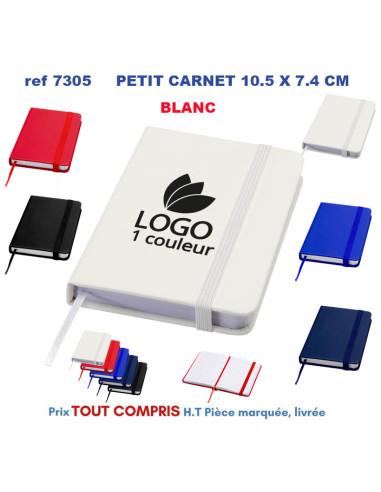 PETIT CARNET LIGNE 10.5 X 7.4 CM REF 7305 7305 OBJETS PRATIQUES  2,20 €