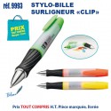 STYLO BILLE SURLIGNEUR CLIP REF 9993 9993 Surligneur  2,32 €