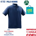 POLO HOMME 210 GRS 950 POLOS PUBLICITAIRES PERSONNALISES  7,43 €