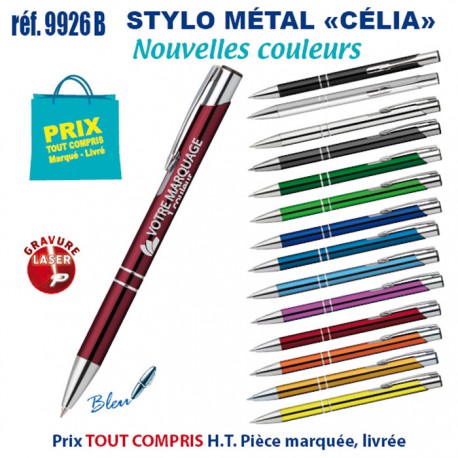 STYLO CELIA 9926 B Stylos en Metal  1,12 €