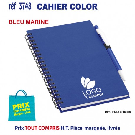 CAHIER COLOR B6 REF 3748 3748 Carnet personnalisé  7,86 €