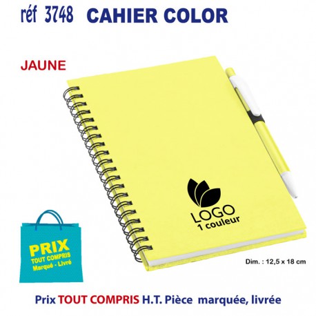 CAHIER COLOR B6 REF 3748 3748 Carnet personnalisé  7,86 €