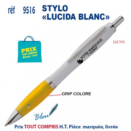 STYLO LUCIDA BLANC REF 9516 9516 Stylos plastiques  0,70 €