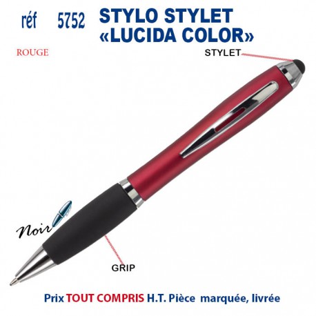 STYLO STYLET LUCIDA COLOR REF 5752 5752 Stylos plastiques  0,67 €