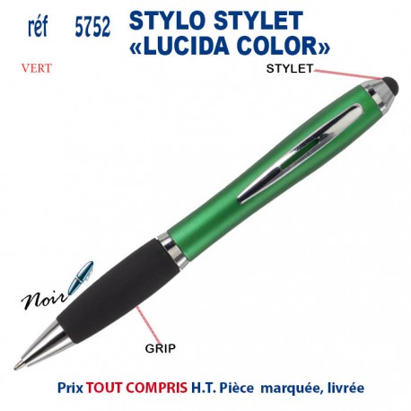 STYLO STYLET LUCIDA COLOR REF 5752 5752 Stylos plastiques  0,67 €