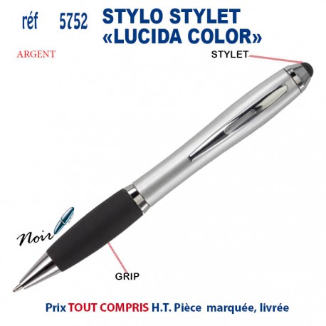 STYLO STYLET LUCIDA COLOR REF 5752 5752 Stylos plastiques  0,67 €