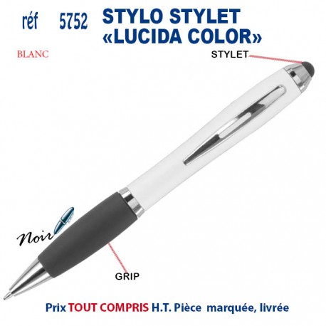 STYLO STYLET LUCIDA COLOR REF 5752 5752 Stylos plastiques  0,67 €