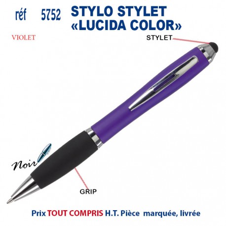 STYLO STYLET LUCIDA COLOR REF 5752 5752 Stylos plastiques  0,67 €