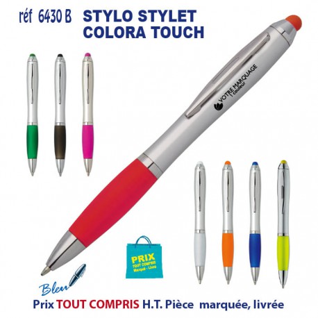 STYLO STYLET COLORA TOUCH REF 6430 6430 Stylos plastiques  0,34 €