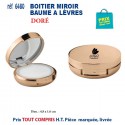 BOITIER MIROIR BAUME A LEVRES REF 6480 6480 DIVERS : BROSSES - PEIGNES - VAPORISATEURS  4,26 €