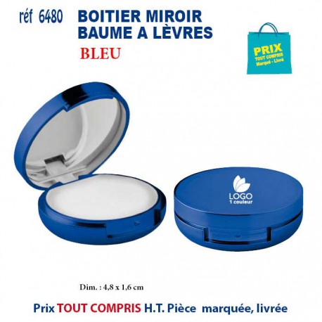 BOITIER MIROIR BAUME A LEVRES REF 6480 6480 DIVERS : BROSSES - PEIGNES - VAPORISATEURS  4,26 €