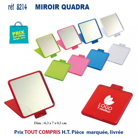 MIROIR QUADRA REF 8214 8214 MIROIRS  1,77 €