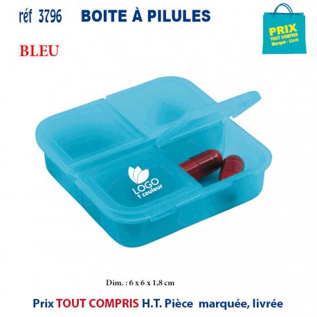 BOITE A PILULES REF 3796 3796 DIVERS PRATIQUE OBJETS PUBLICITAIRES  1,02 €