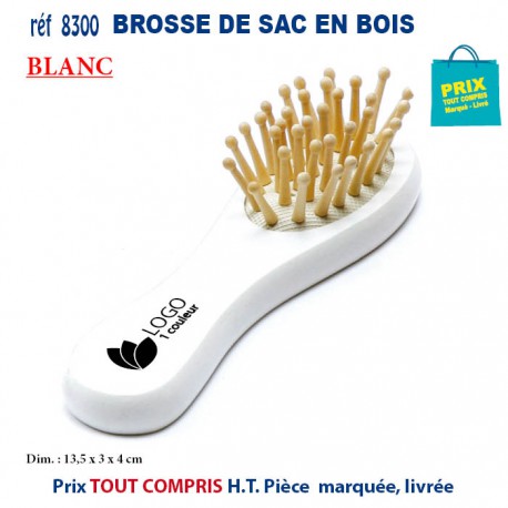 BROSSE DE SAC EN BOIS REF 8300 8300 DIVERS : BROSSES - PEIGNES - VAPORISATEURS  2,55 €