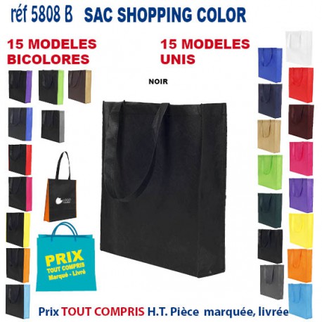 SAC NON TISSE COLOR REF 5808 B 5808 SACS SHOPPING - TOTEBAG  2,93 €