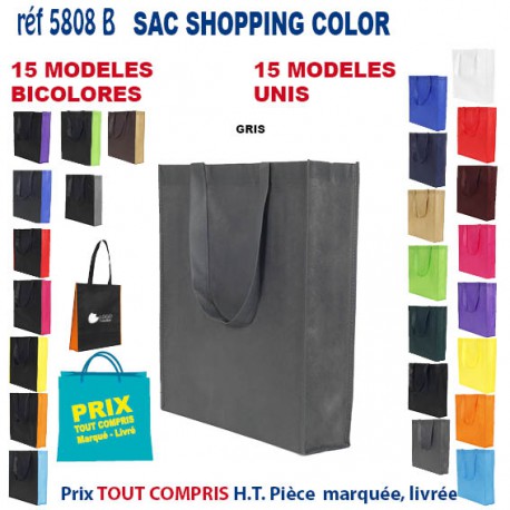SAC NON TISSE COLOR REF 5808 B 5808 SACS SHOPPING - TOTEBAG  2,93 €