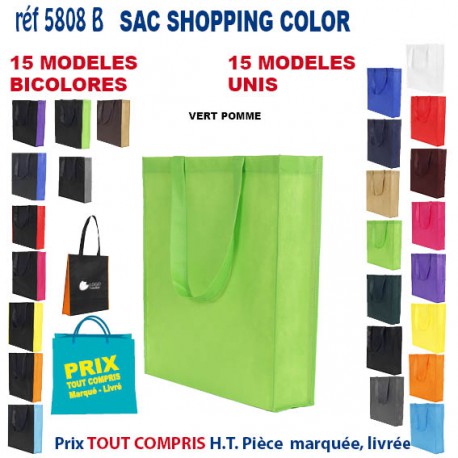 SAC NON TISSE COLOR REF 5808 B 5808 SACS SHOPPING - TOTEBAG  2,93 €