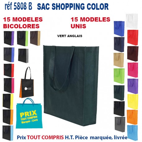 SAC NON TISSE COLOR REF 5808 B 5808 SACS SHOPPING - TOTEBAG  2,93 €