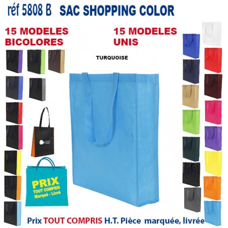 SAC NON TISSE COLOR REF 5808 B 5808 SACS SHOPPING - TOTEBAG  2,93 €