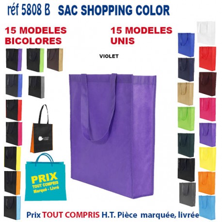 SAC NON TISSE COLOR REF 5808 B 5808 SACS SHOPPING - TOTEBAG  2,93 €